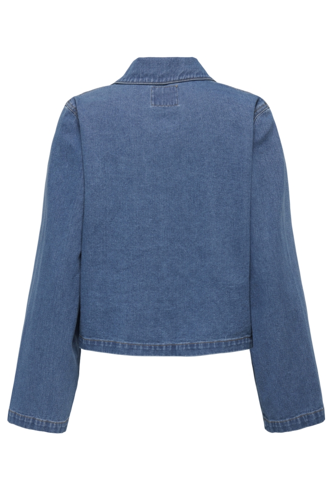 ONLTHORA LS BOW SHIRT DNM CS GUA 15357228 Medium Blue Denim